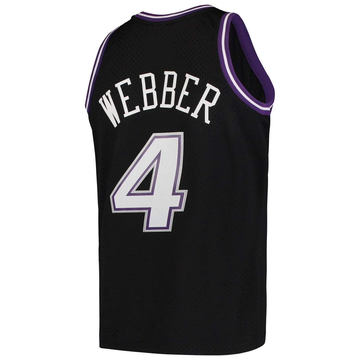 Men's Sacramento Kings Chris Webber Mitchell & Ness Black 2000/01 Hardwood Classics Swingman Jersey