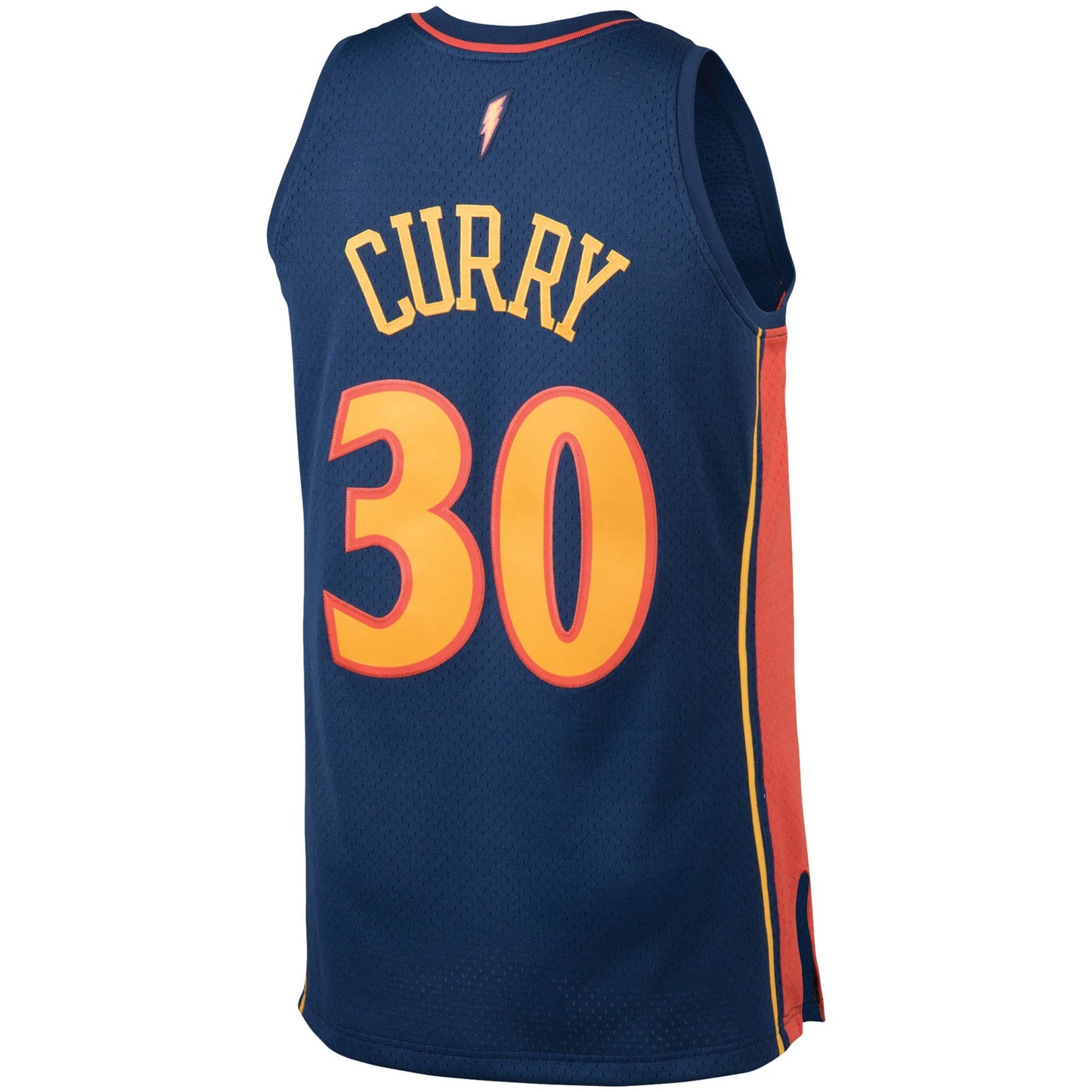Men's Golden State Warriors Stephen Curry Mitchell & Ness Navy 2009/10 Big & Tall Hardwood Classics Swingman Jersey