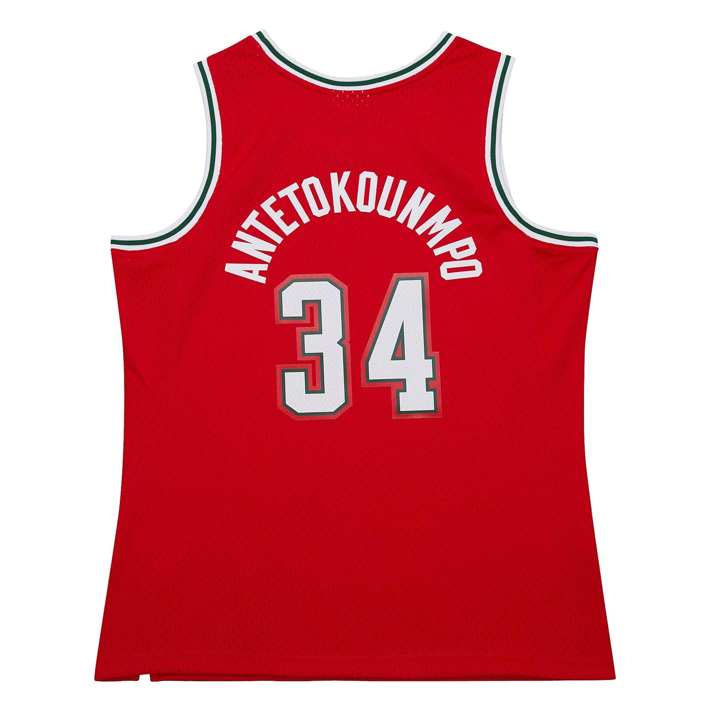 Men's Milwaukee Bucks Giannis Antetokounmpo Mitchell & Ness Red 2014/15 Hardwood Classics Swingman Jersey