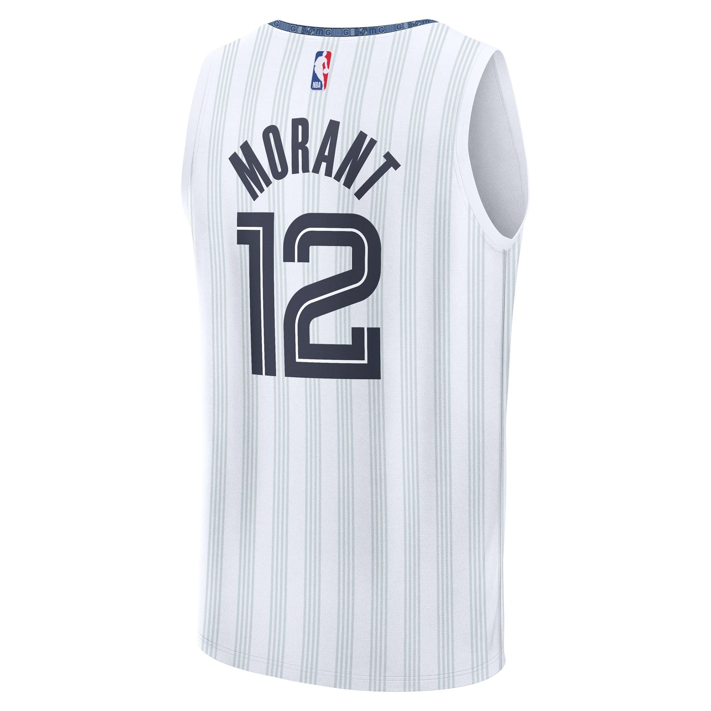 Men's Memphis Grizzlies Ja Morant Fanatics White 2025/26 City Edition Fast Break Jersey