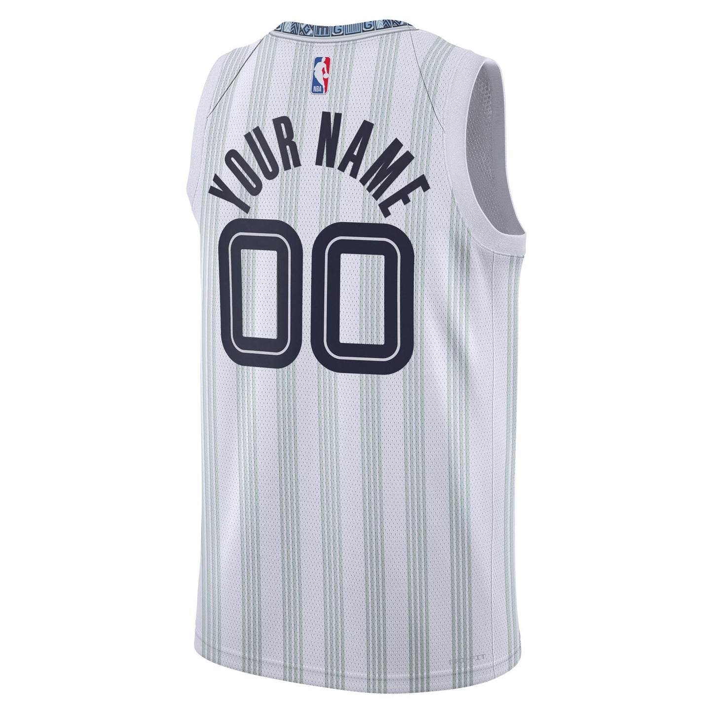 Unisex Memphis Grizzlies Nike White 2025/26 City Edition Swingman Custom Jersey