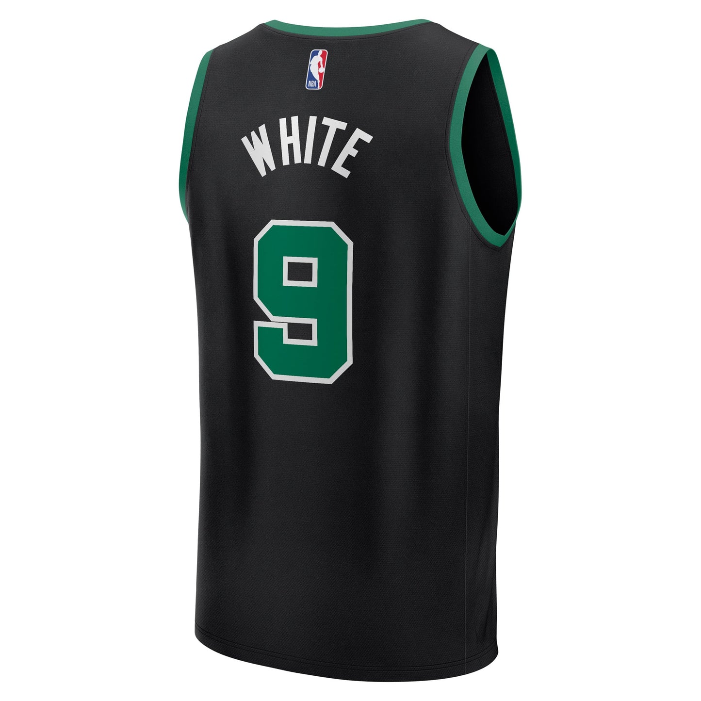Men's Boston Celtics Derrick White Fanatics Black Fast Break Replica Player Jersey - Statement Edition