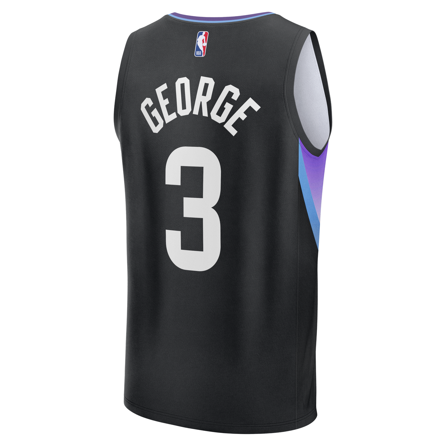Men's Utah Jazz Keyonte George Fanatics Black Fast Break Replica Jersey - Statement Edition