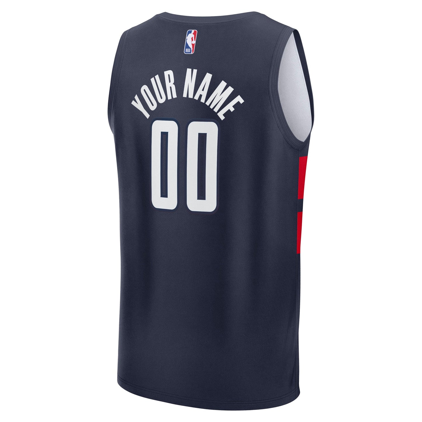 Men's Washington Wizards Fanatics Navy Fast Break Custom Jersey - Statement Edition