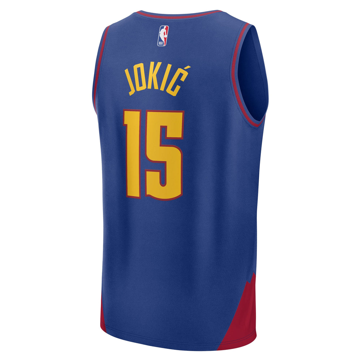 Men's Denver Nuggets Nikola Jokic Fanatics Blue Fast Break Replica Player Jersey - Statement Edition