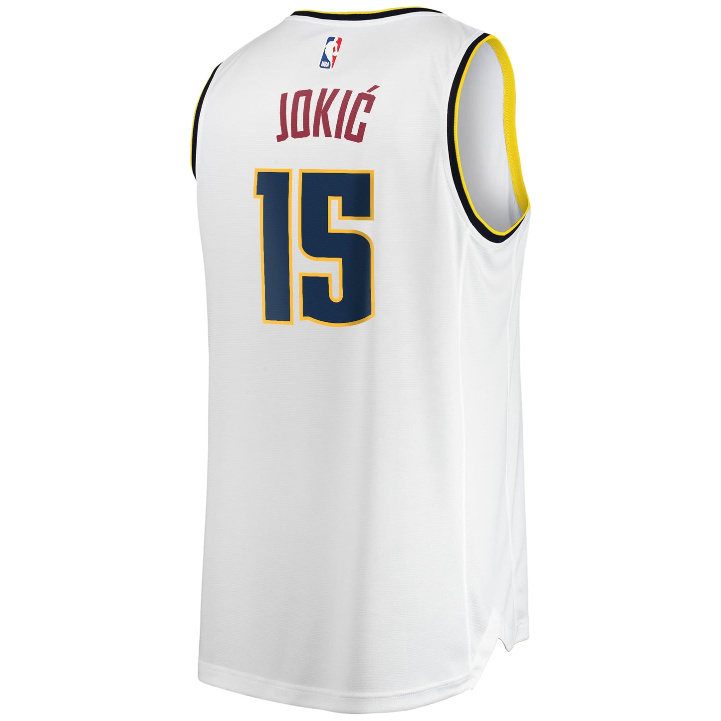 Men's Denver Nuggets Nikola Jokic Fanatics White Fast Break Player Jersey - Association Edition