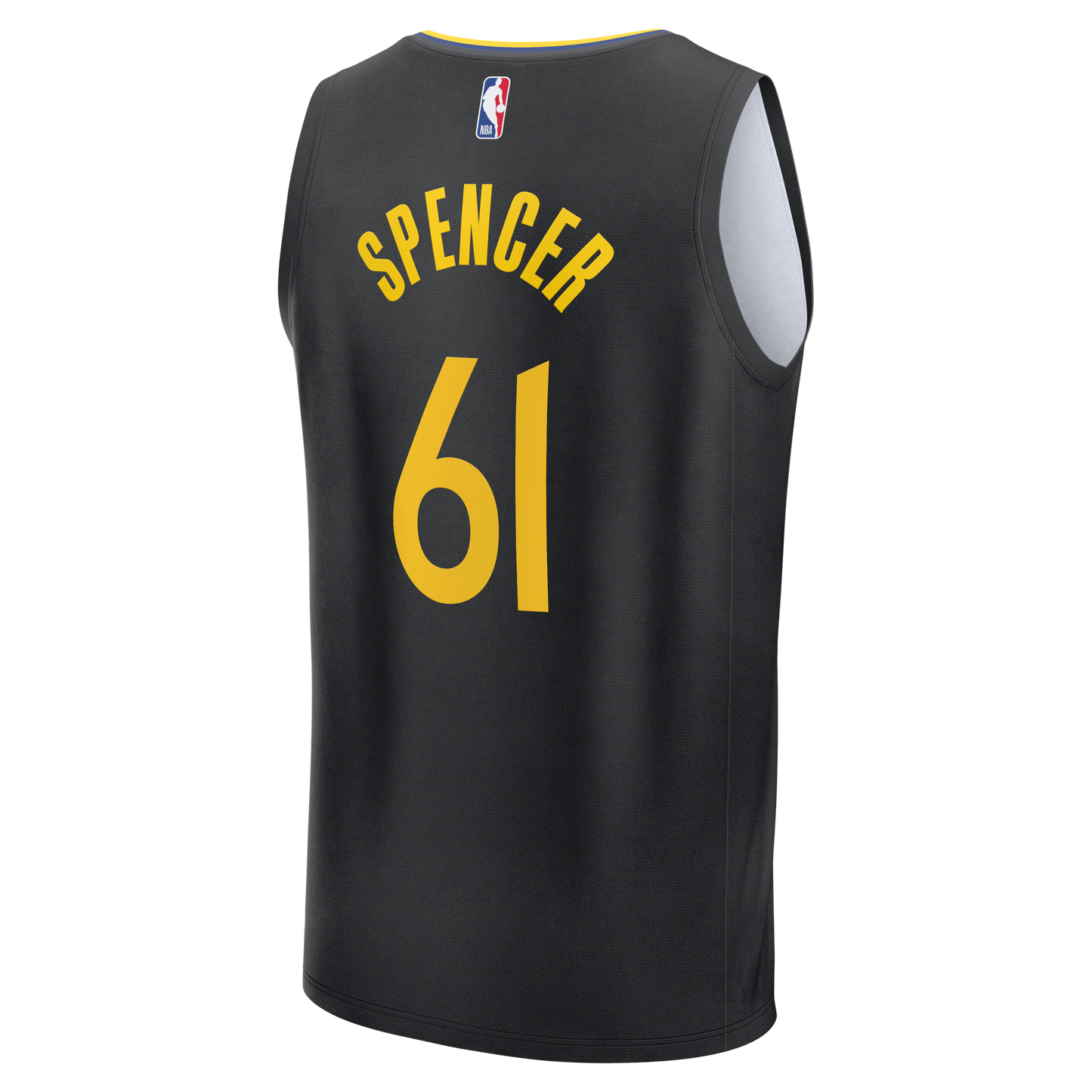 Men's Golden State Warriors Pat Spencer Fanatics Black Fast Break Replica Player Jersey - Statement Edition