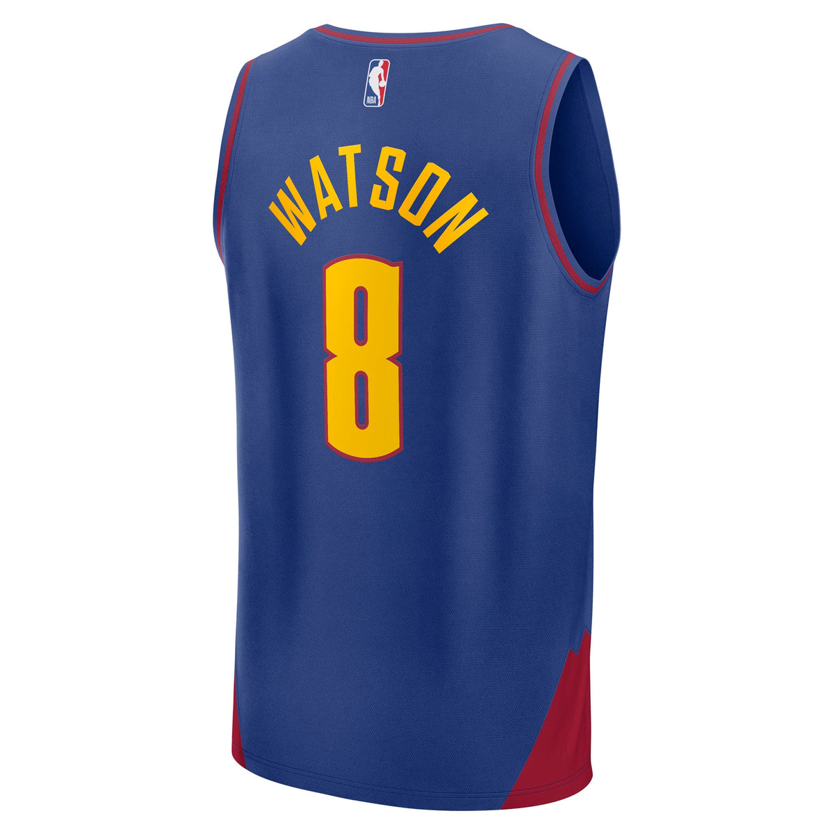 Men's Denver Nuggets Peyton Watson Fanatics Blue Fast Break Replica Player Jersey - Statement Edition
