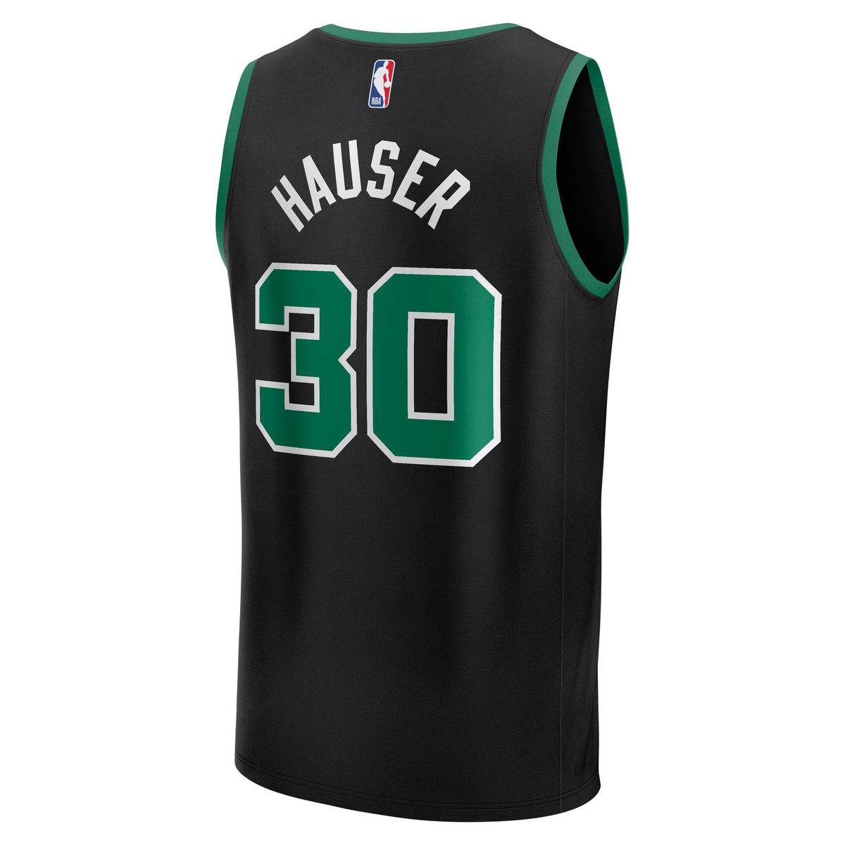 Men's Boston Celtics Sam Hauser Fanatics Black Fast Break Replica Player Jersey - Statement Edition