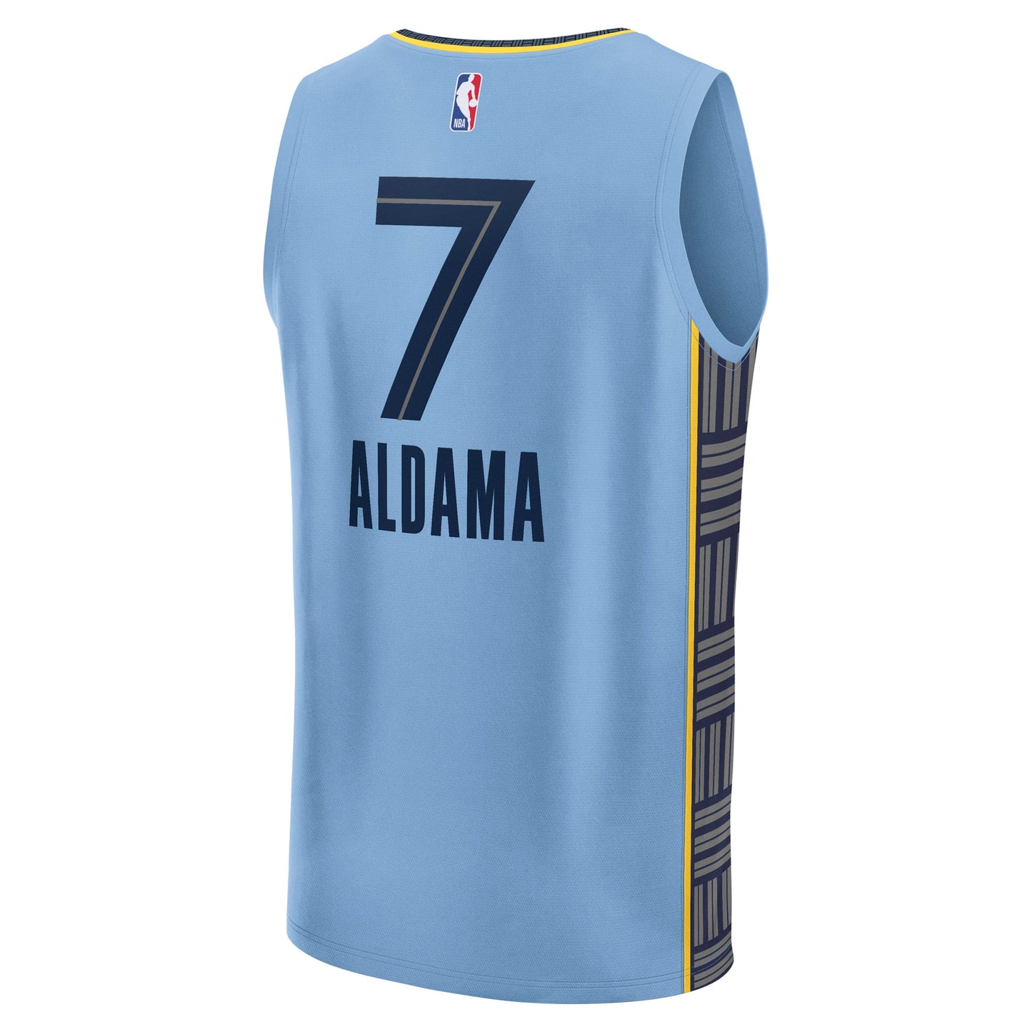 Men's Memphis Grizzlies Santi Aldama Fanatics Light Blue Fast Break Replica Player Jersey - Statement Edition