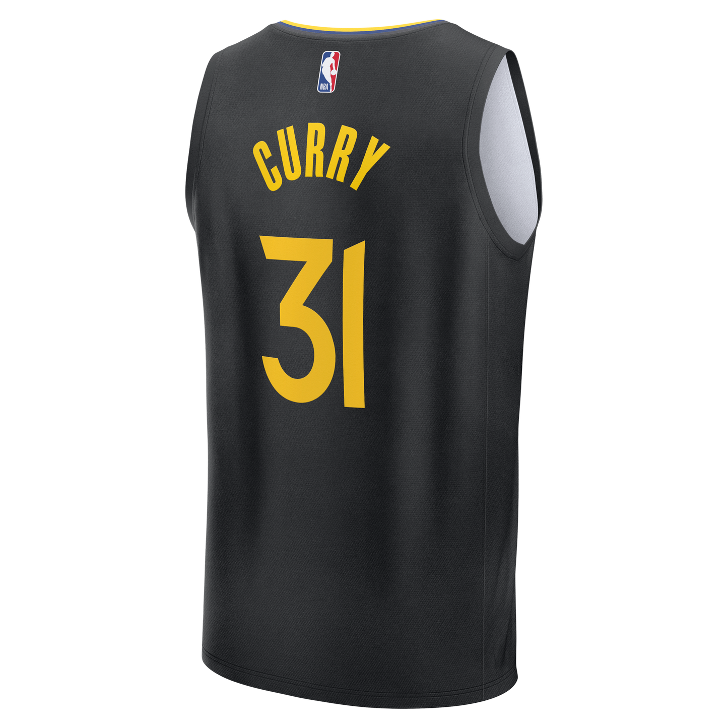 Men's Golden State Warriors Seth Curry Fanatics Black Fast Break Replica Player Jersey - Statement Edition