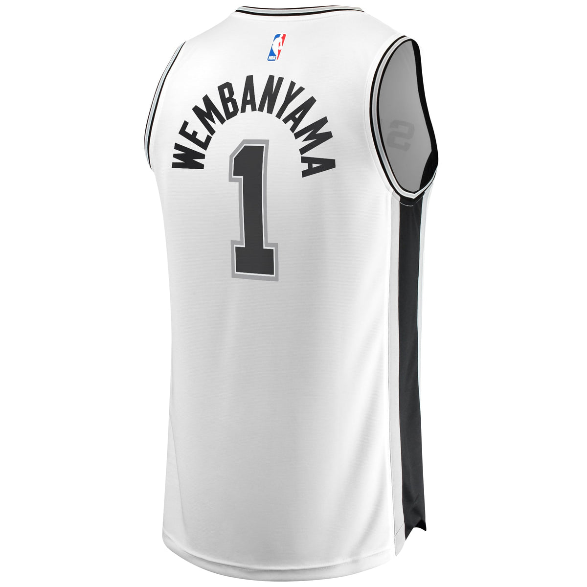Men's San Antonio Spurs Victor Wembanyama Fanatics White Fast Break Replica Player Jersey - Association Edition