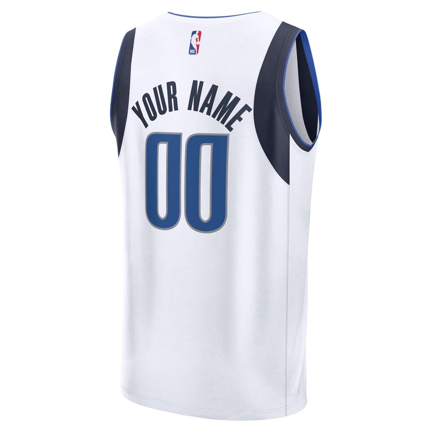 Men's Dallas Mavericks Fanatics White Fast Break Custom Jersey - Association Edition