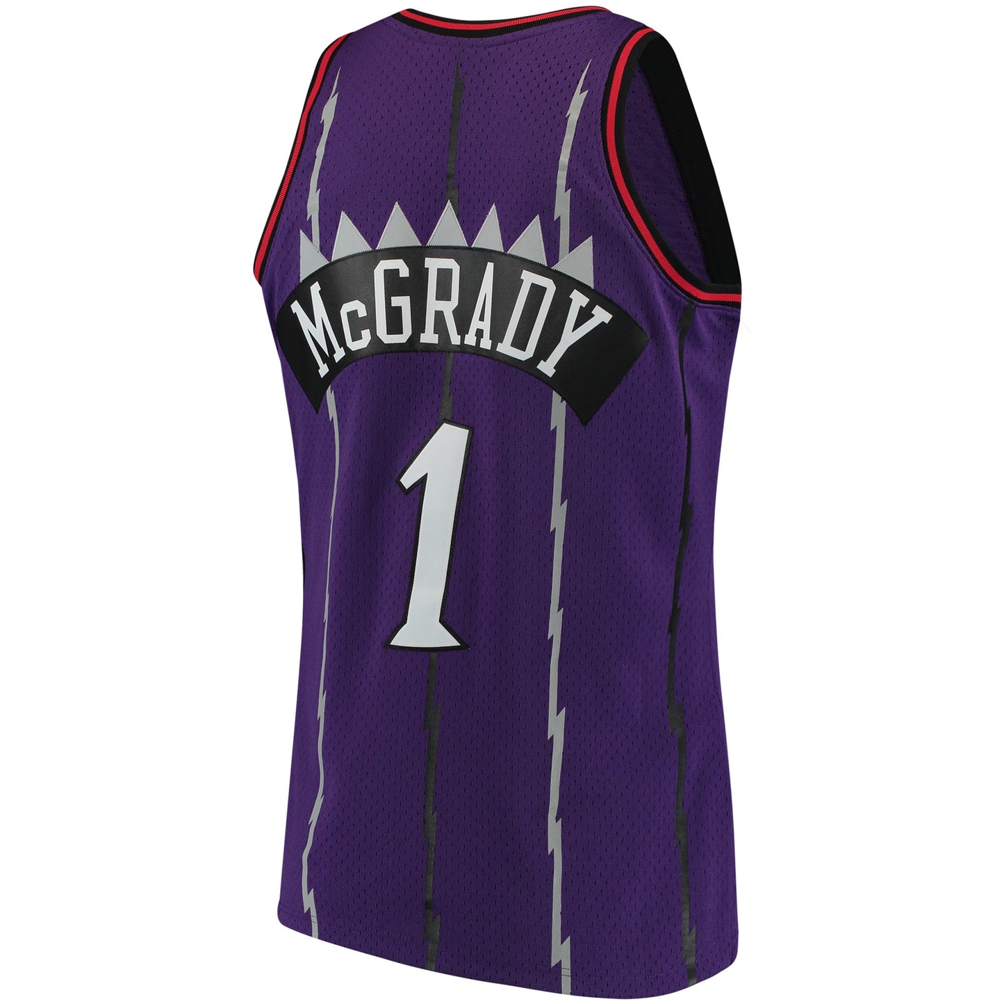 Men's Toronto Raptors Tracy McGrady Mitchell & Ness Purple Hardwood Classics Swingman Jersey