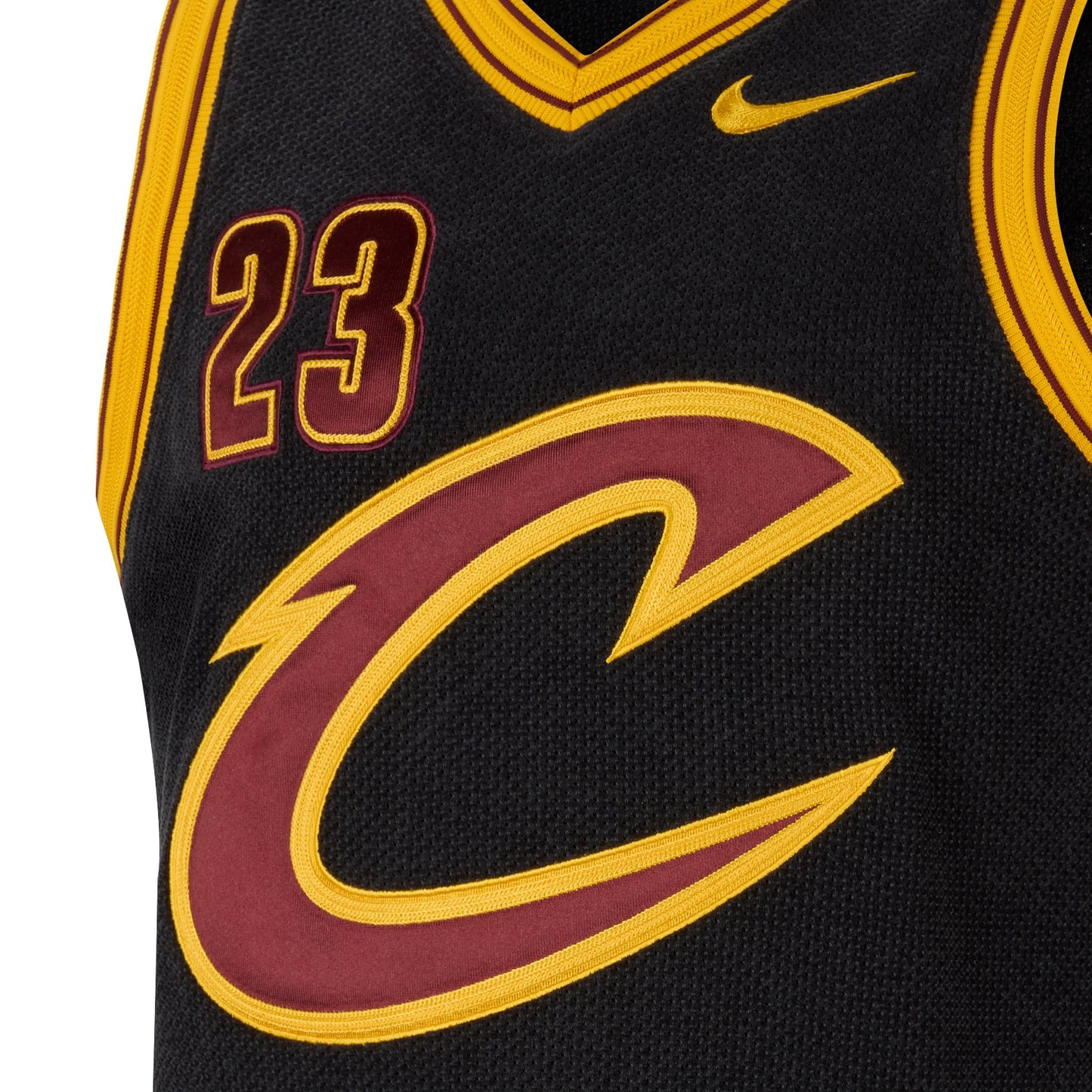 Men's Cleveland Cavaliers LeBron James Nike Black Forever King Authentic Jersey