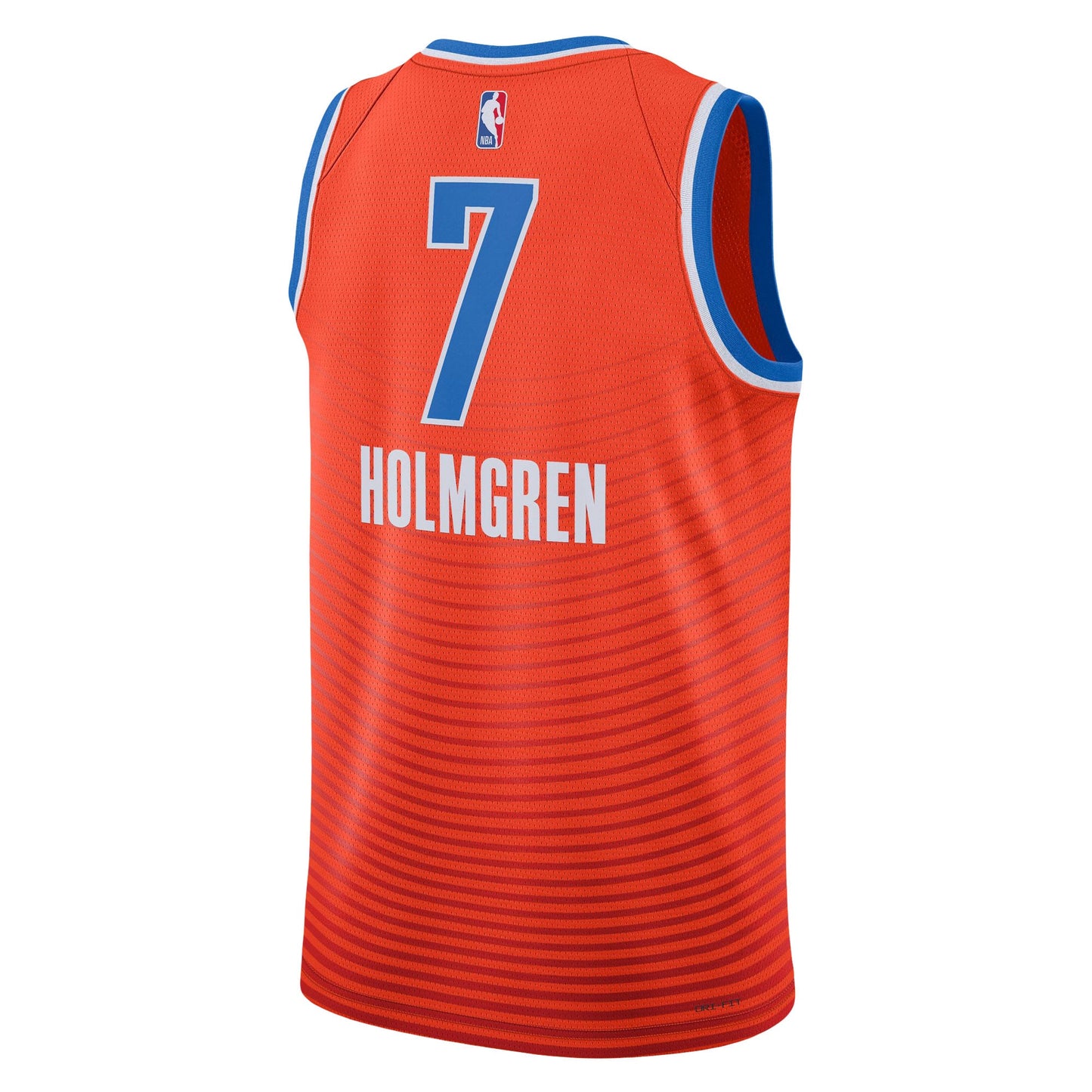 Unisex Oklahoma City Thunder Chet Holmgren Jordan Brand Orange Swingman Jersey - Statement Edition