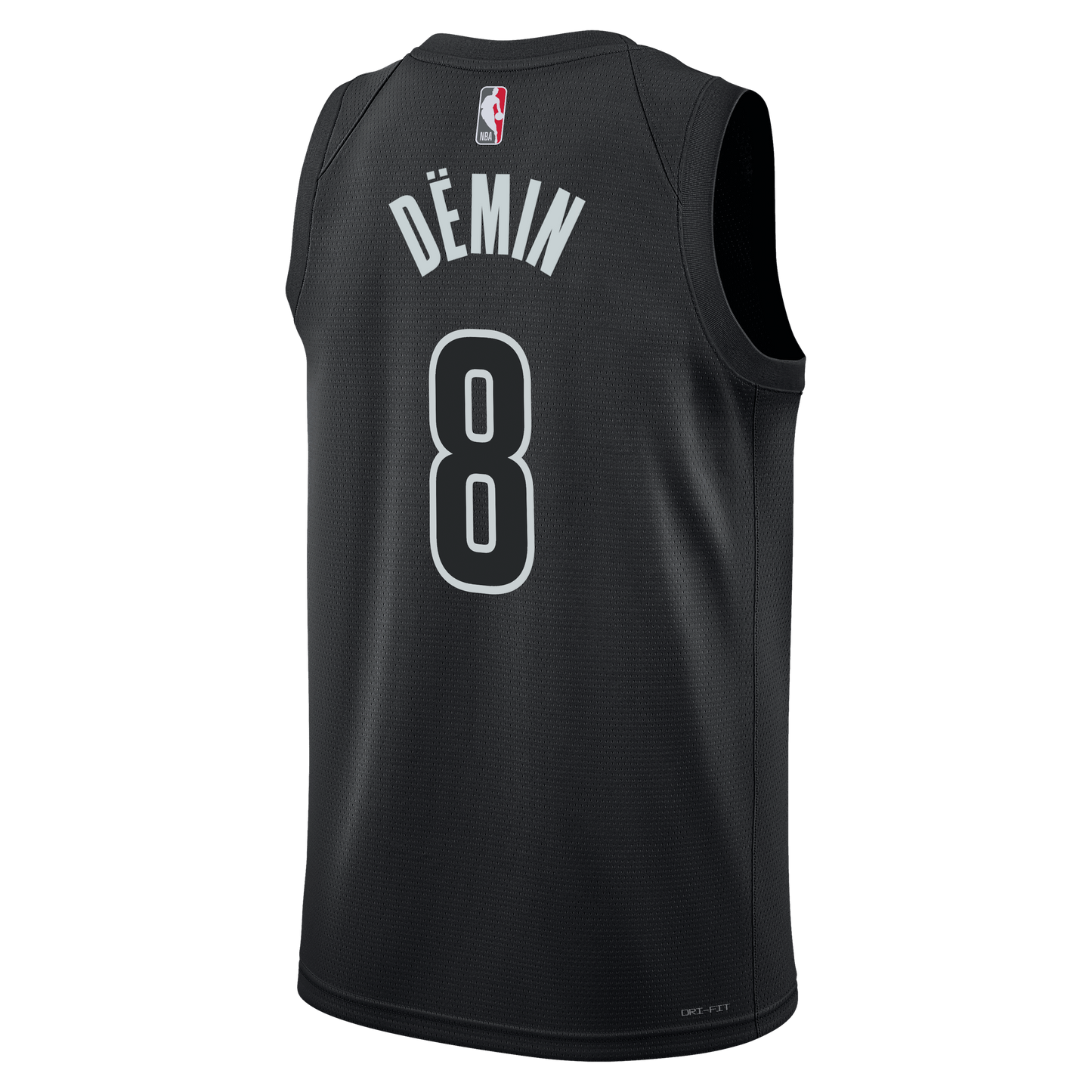 Unisex Brooklyn Nets Egor Dëmin Jordan Brand Black Swingman Jersey - Statement Edition