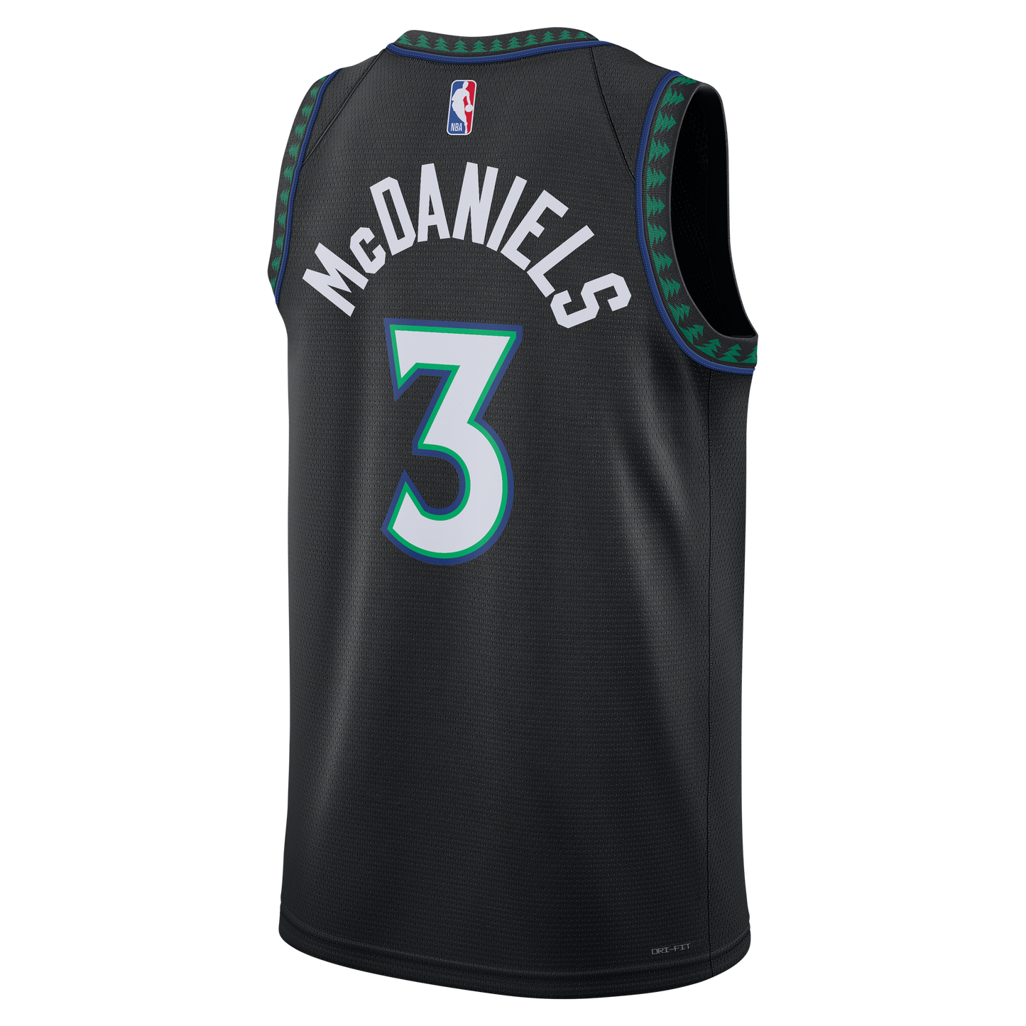 Unisex Minnesota Timberwolves Jaden McDaniels Jordan Brand Black Swingman Jersey - Statement Edition