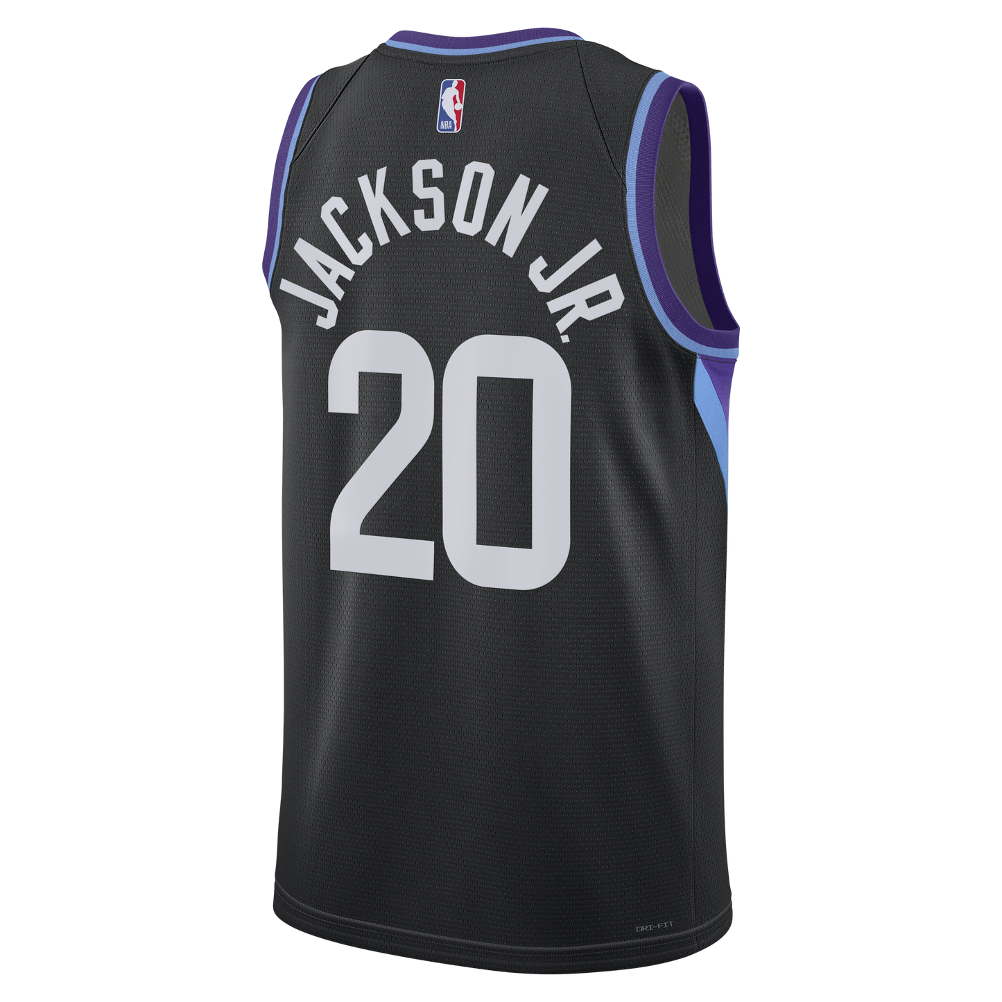 Unisex Utah Jazz Jaren Jackson Jr. Jordan Brand Black Swingman Jersey - Statement Edition