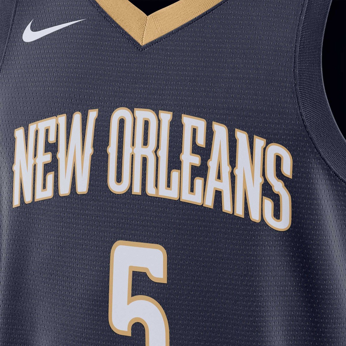 Unisex New Orleans Pelicans Dejounte Murray Nike Navy 2024 Offseason Addition Nike Swingman Jersey