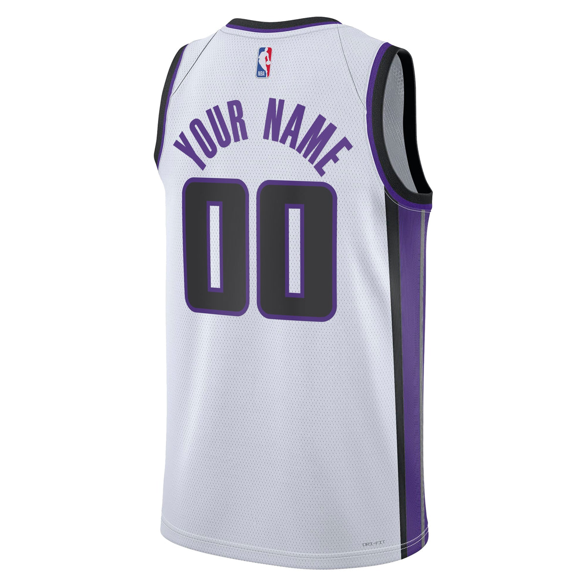 Unisex Sacramento Kings Nike White Swingman Custom Jersey - Association Edition