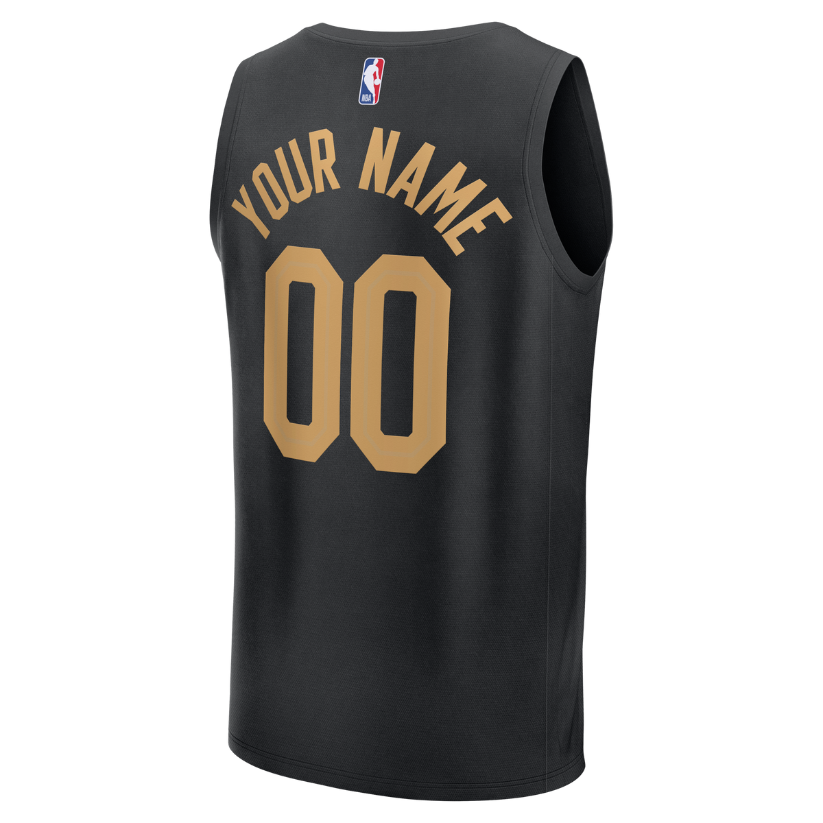 Youth Cleveland Cavaliers Fanatics Black Fast Break Custom Jersey - Statement Edition