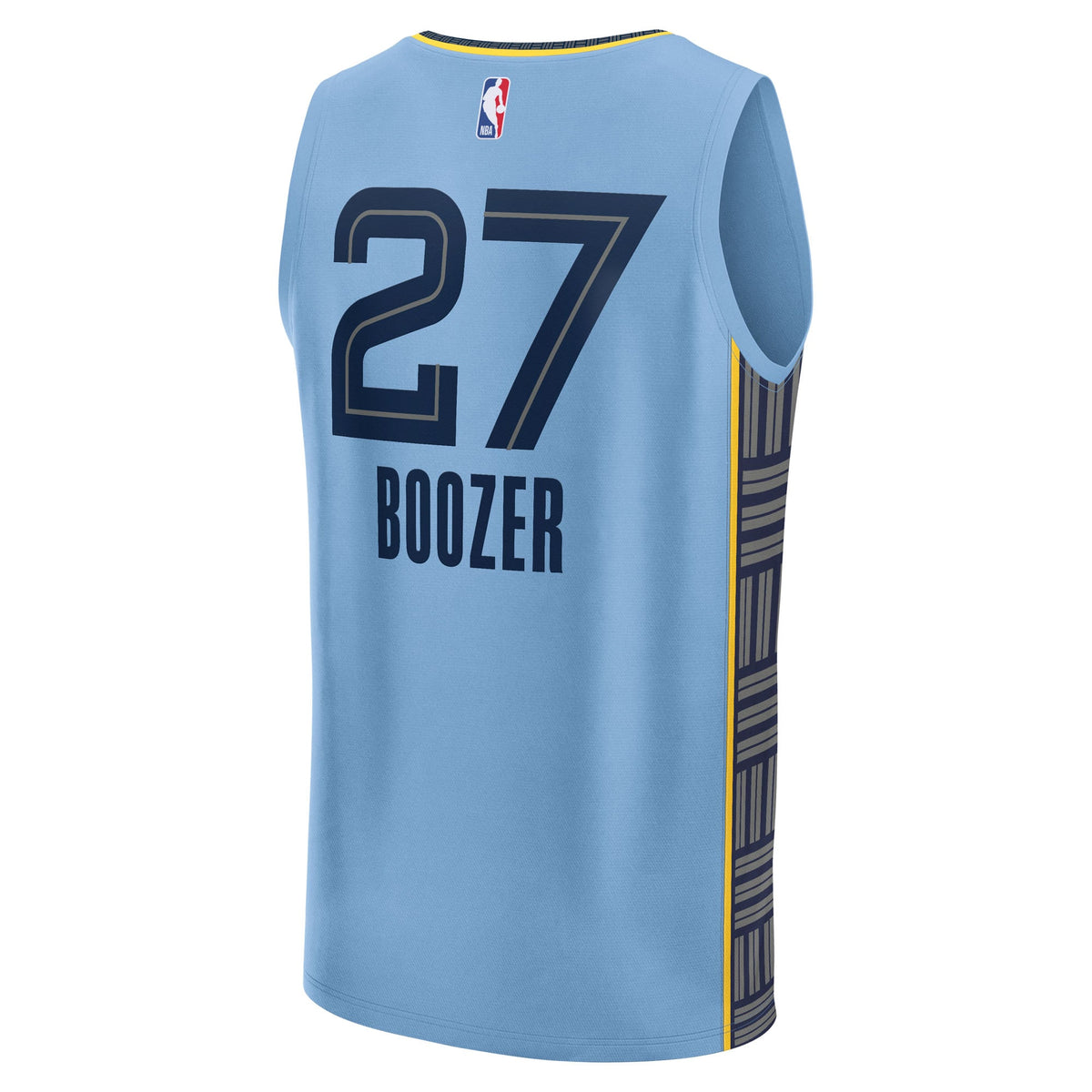 Youth Memphis Grizzlies Cameron Boozer Fanatics Light Blue Fast Break Replica Jersey - Statement Edition