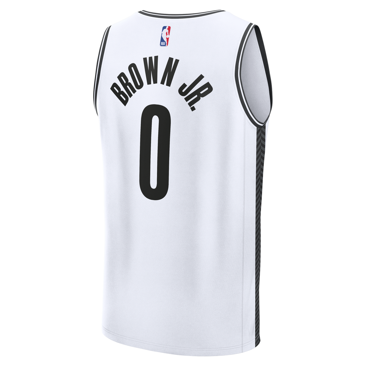 Youth Brooklyn Nets Mikel Brown Jr. Fanatics White Fast Break Replica Jersey - Association Edition