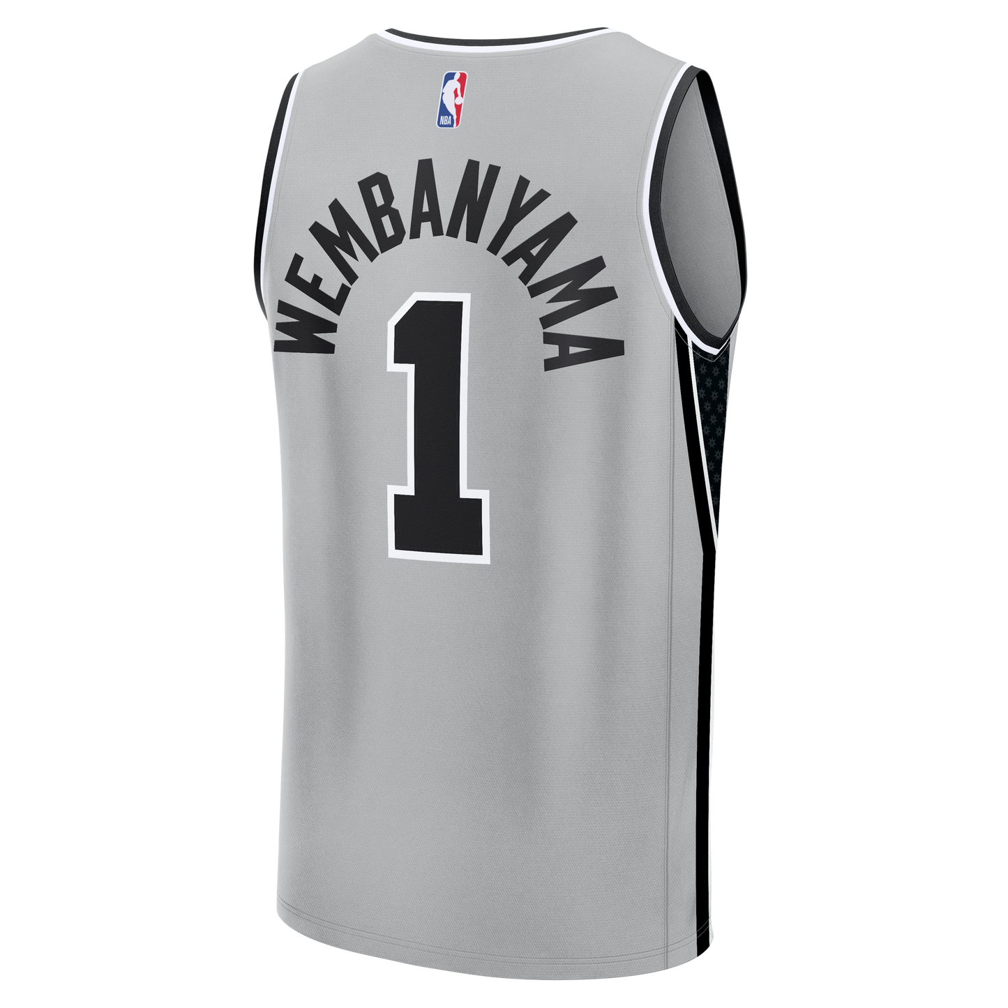 Youth San Antonio Spurs Victor Wembanyama Fanatics Silver Fast Break Jersey - Statement Edition