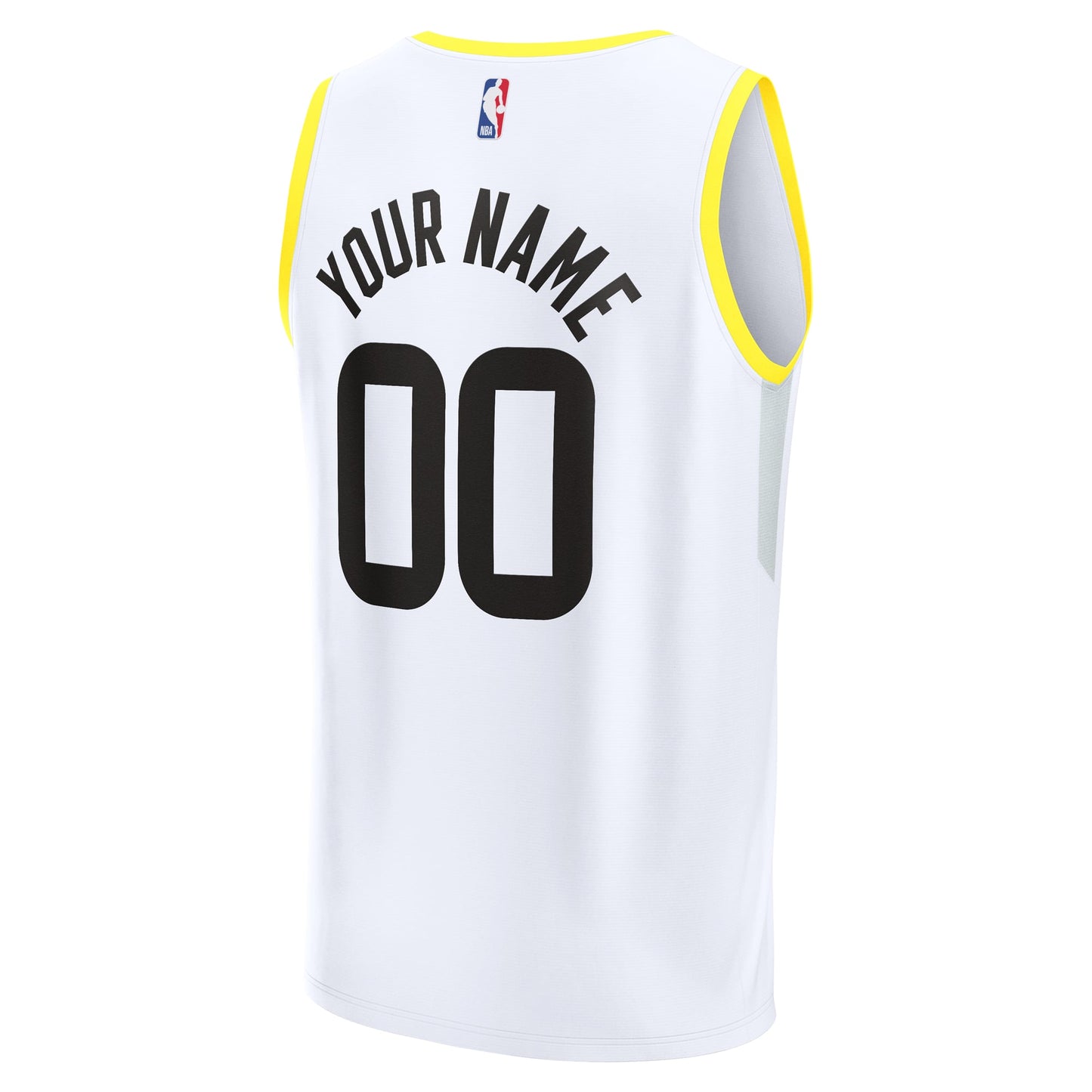 Youth Utah Jazz Fanatics White Fast Break Replica Custom Jersey - Association Edition