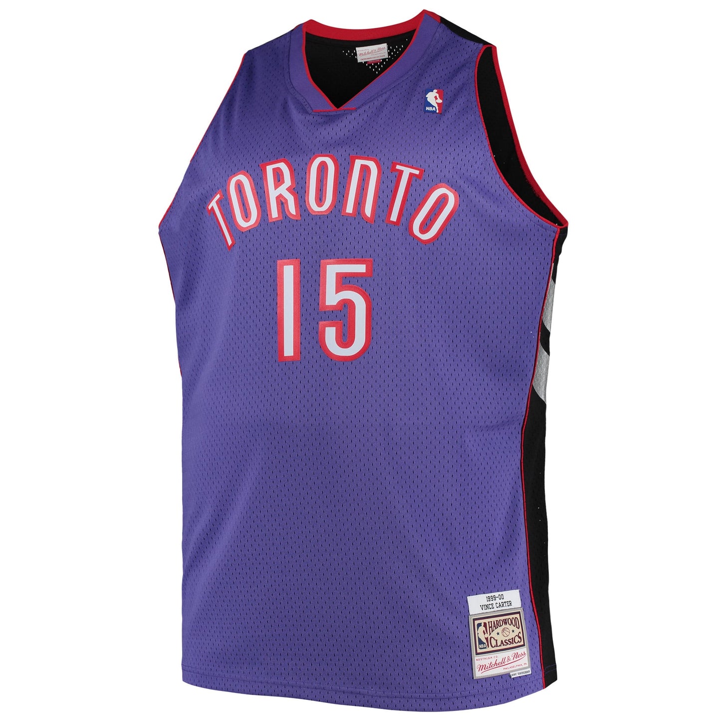Men's Toronto Raptors Vince Carter Mitchell & Ness Purple Big & Tall 1999/00 Hardwood Classics Swingman Jersey