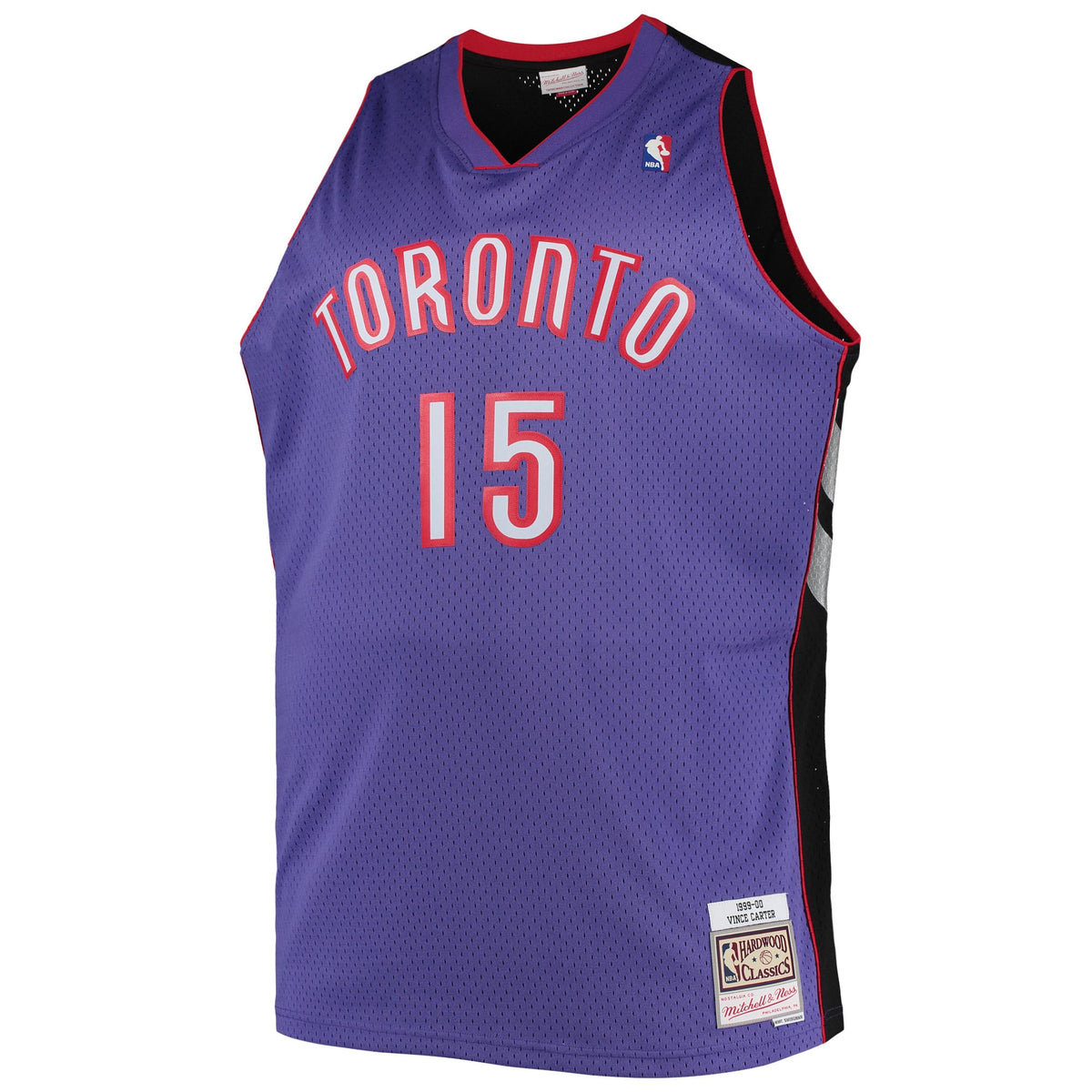 Men's Toronto Raptors Vince Carter Mitchell & Ness Purple Big & Tall 1999/00 Hardwood Classics Swingman Jersey