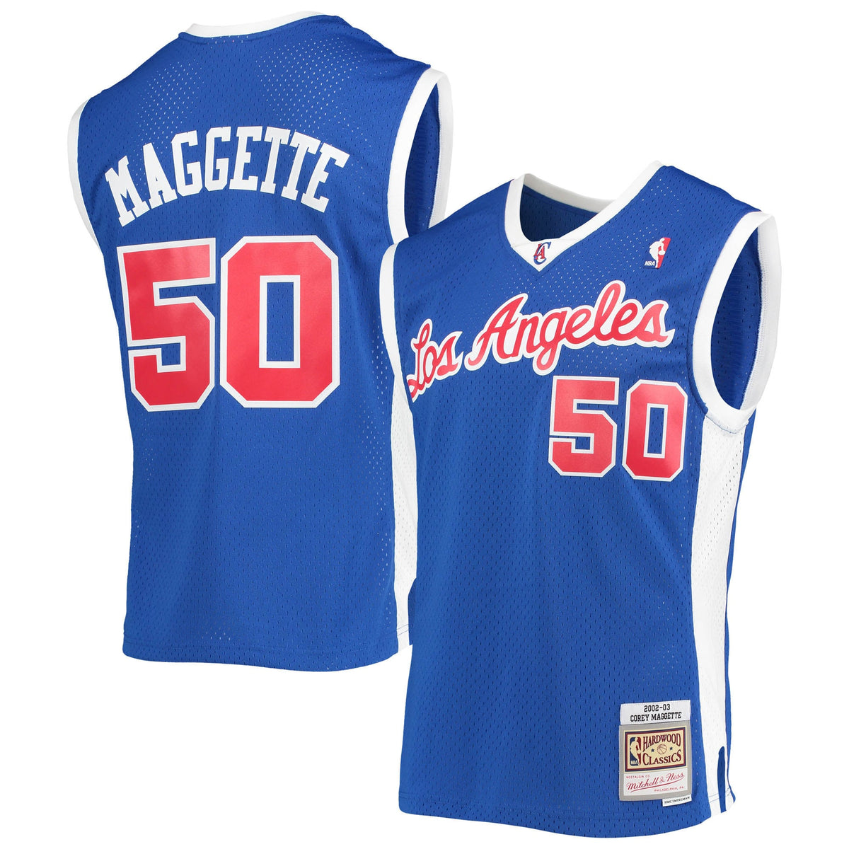 Men's LA Clippers Corey Maggette Mitchell & Ness Royal 2002/03 Hardwood Classics Swingman Jersey