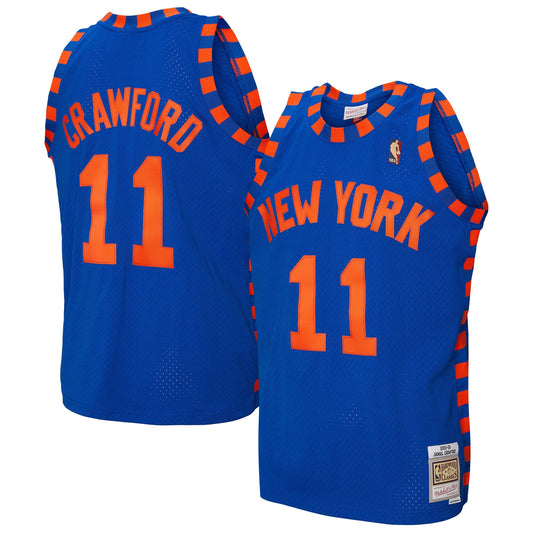 Men's New York Knicks Jamal Crawford Mitchell & Ness Blue 2005/06 Hardwood Classics Swingman Jersey