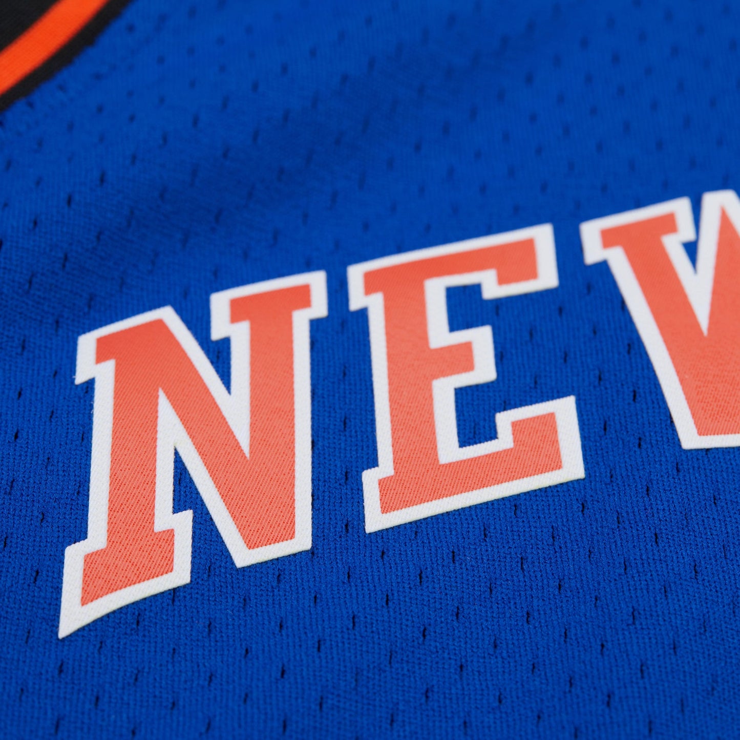 Men's New York Knicks Carmelo Anthony Mitchell & Ness Blue Big & Tall 2010/11 Swingman Jersey