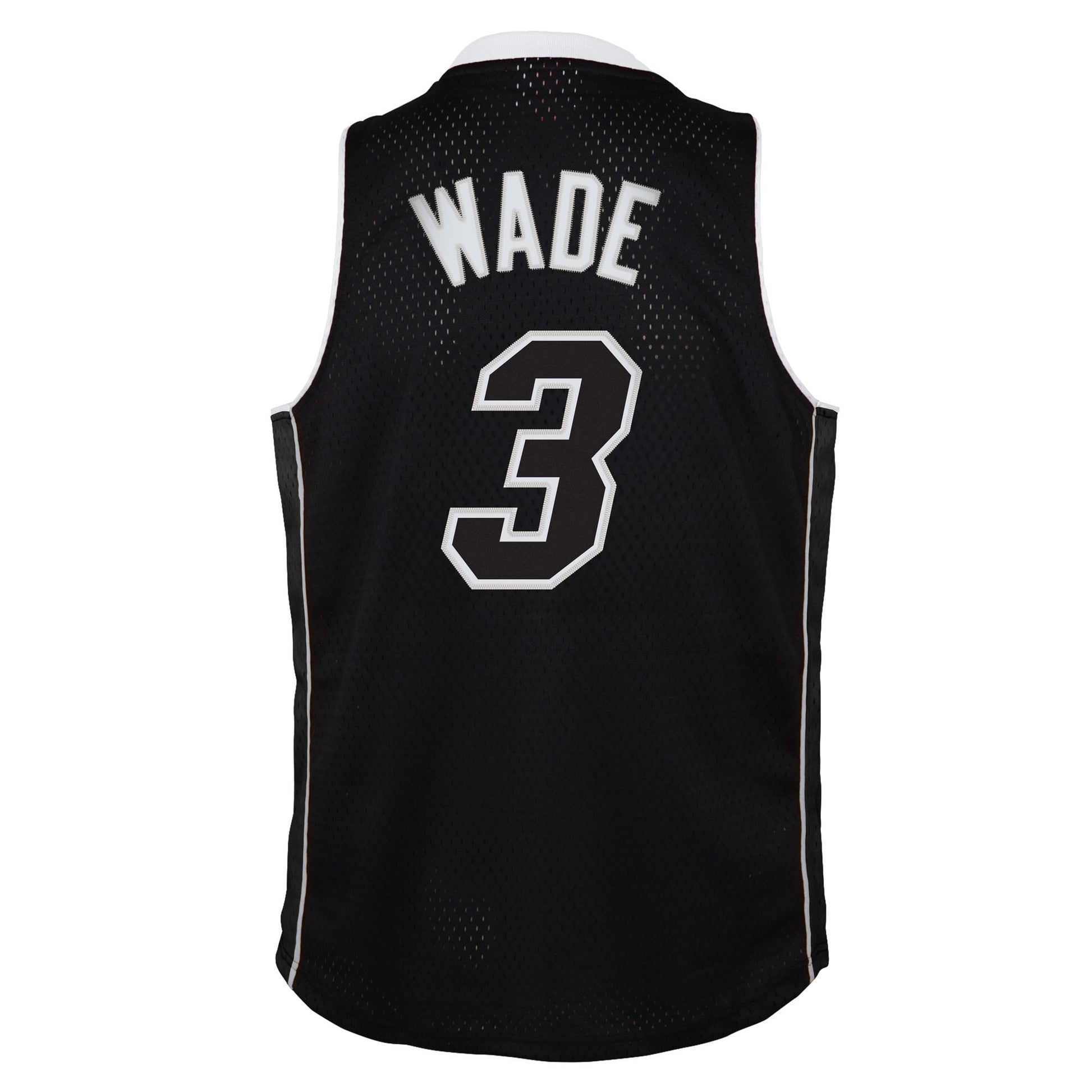 Youth Miami Heat Dwyane Wade Mitchell & Ness Black 2011/12 Hardwood Classics Swingman Alternate Jersey