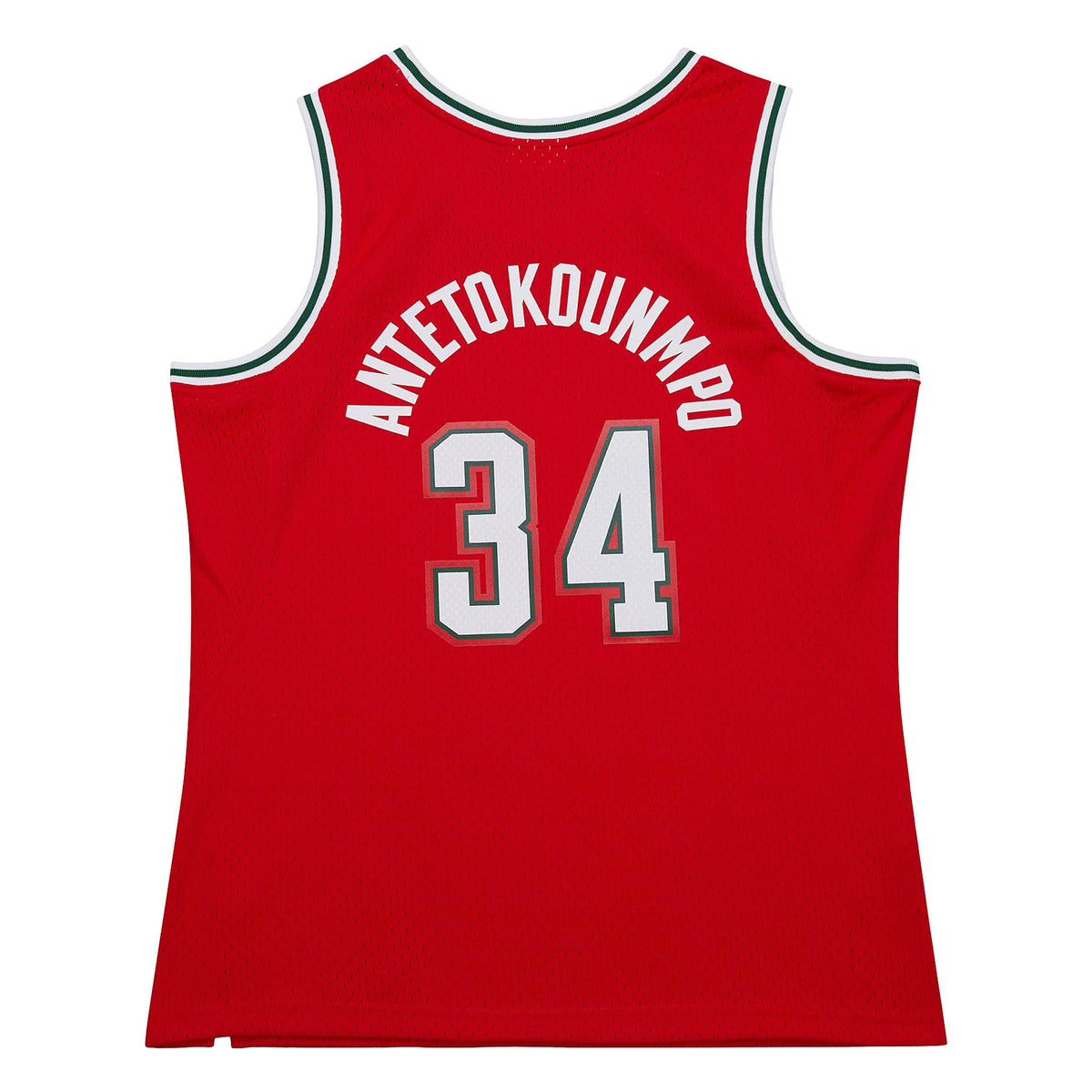 Men's Milwaukee Bucks Giannis Antetokounmpo Mitchell & Ness Red 2014/15 Hardwood Classics Swingman Jersey