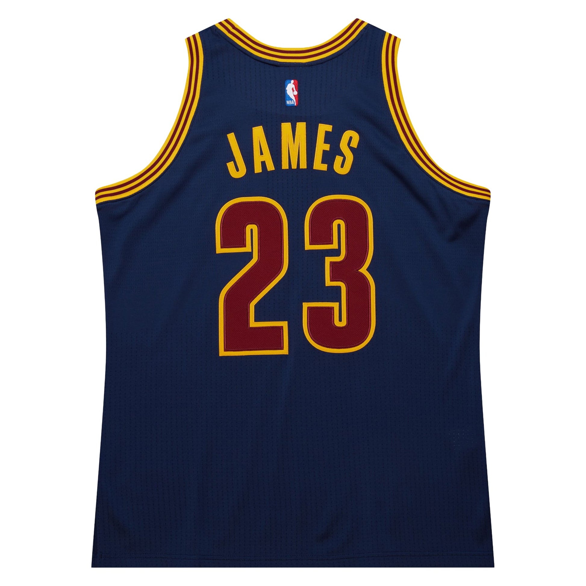 Men's Cleveland Cavaliers LeBron James Mitchell & Ness Navy Big & Tall 2015/16 Swingman Jersey
