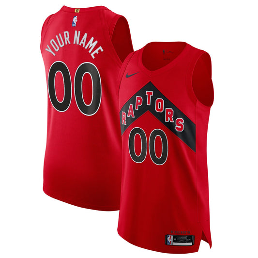 Men's Toronto Raptors Nike Red 2020/21 Authentic Custom Jersey - Icon Edition