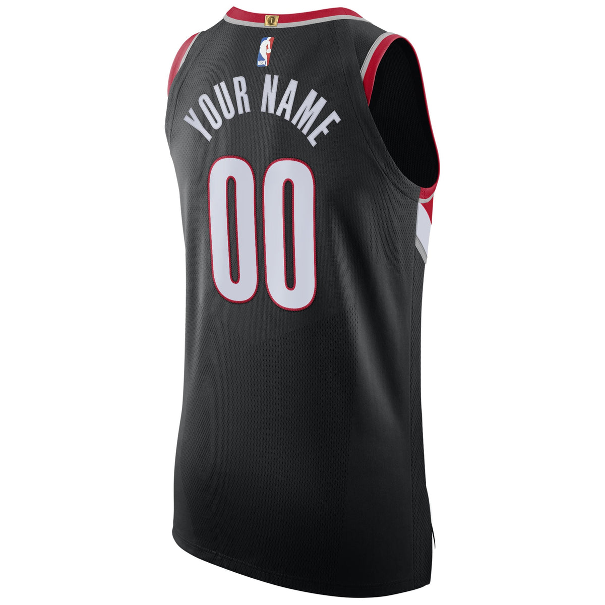 Men's Portland Trail Blazers Nike Black 2020/21 Authentic Custom Jersey - Icon Edition
