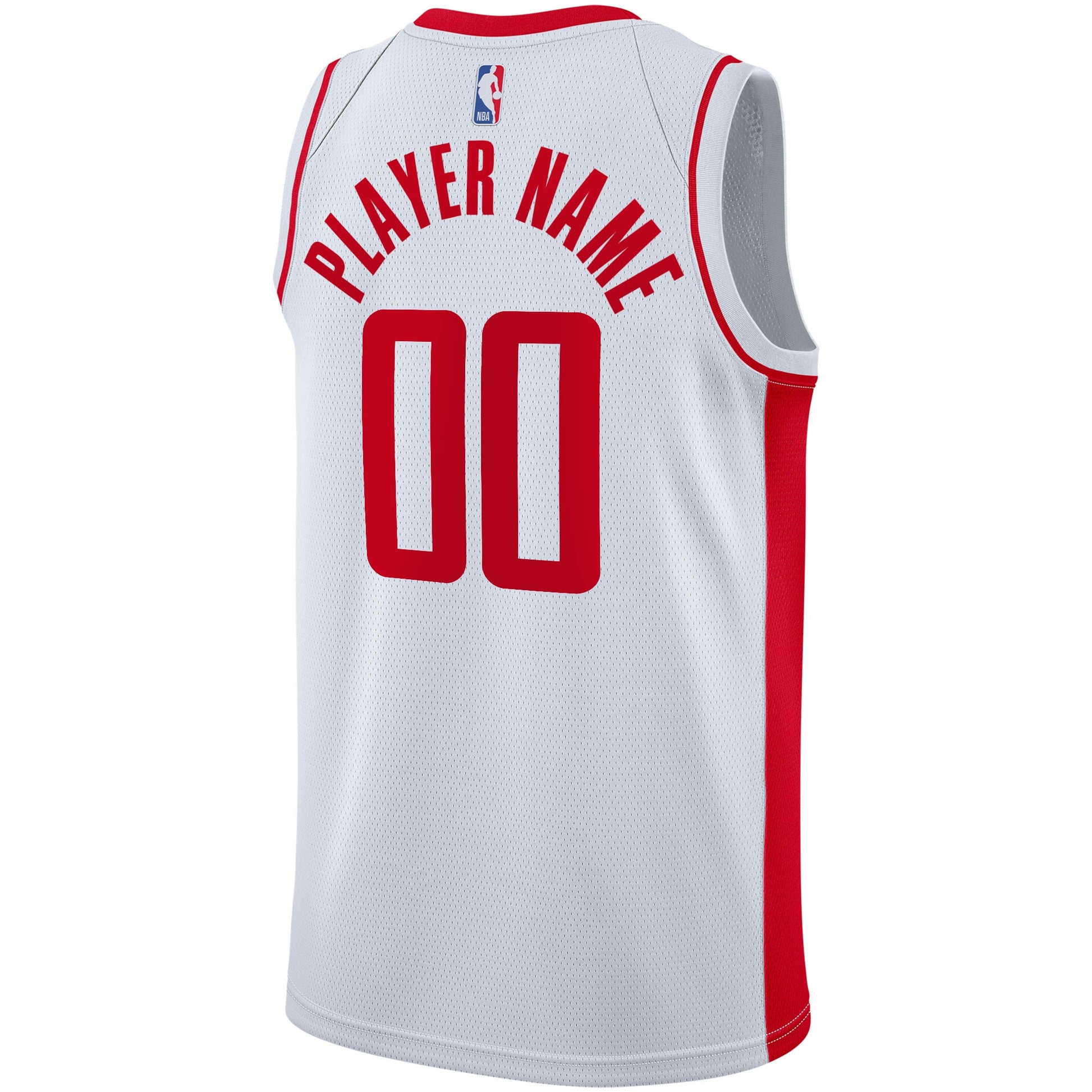 Men's Houston Rockets Nike White 2020/21 Swingman Custom Jersey - Association Edition