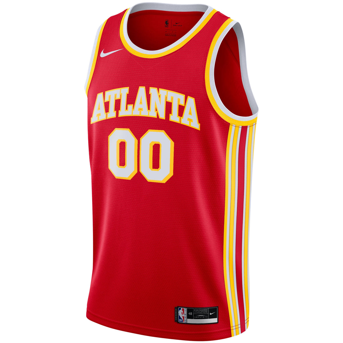Men's Atlanta Hawks Nike Red 2020/21 Swingman Custom Jersey - Icon Edition