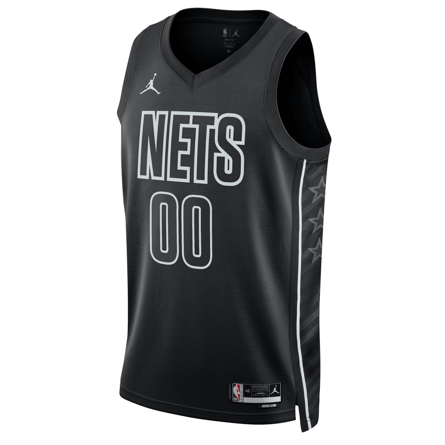 Unisex Brooklyn Nets Jordan Brand Black 2022/23 Swingman Custom Jersey - Statement Edition