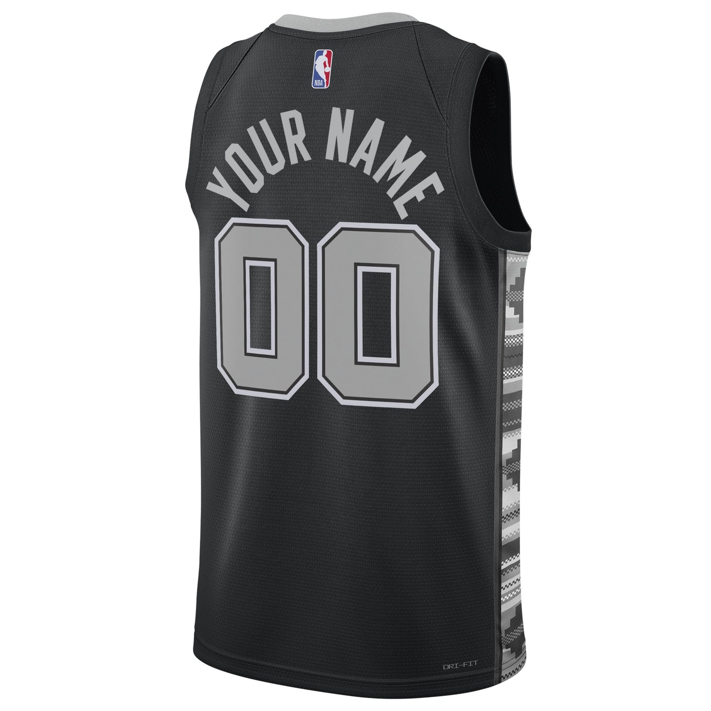Unisex San Antonio Spurs Jordan Brand Black 2022/23 Swingman Custom Jersey - Statement Edition