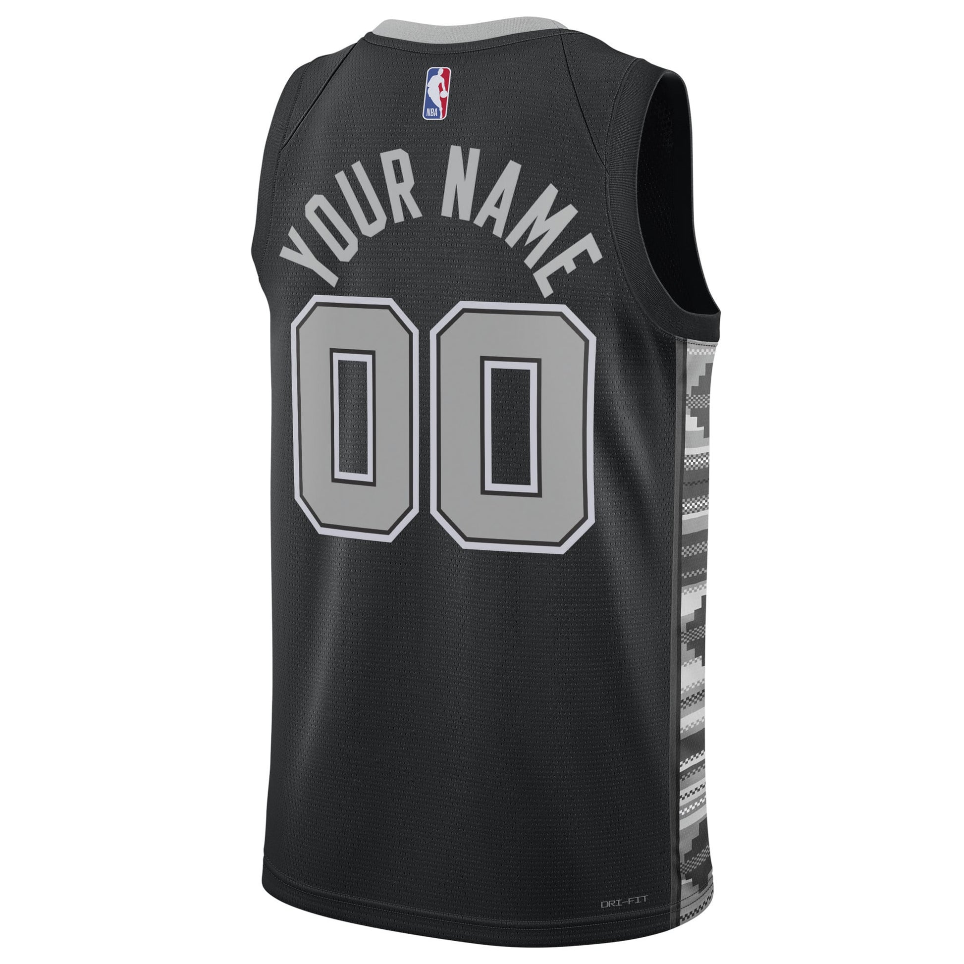 Unisex San Antonio Spurs Jordan Brand Black 2022/23 Swingman Custom Jersey - Statement Edition
