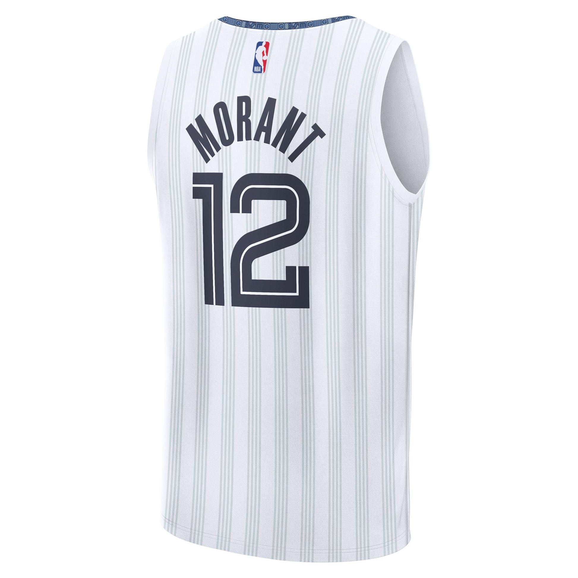 Men's Memphis Grizzlies Ja Morant Fanatics White 2025/26 City Edition Fast Break Jersey