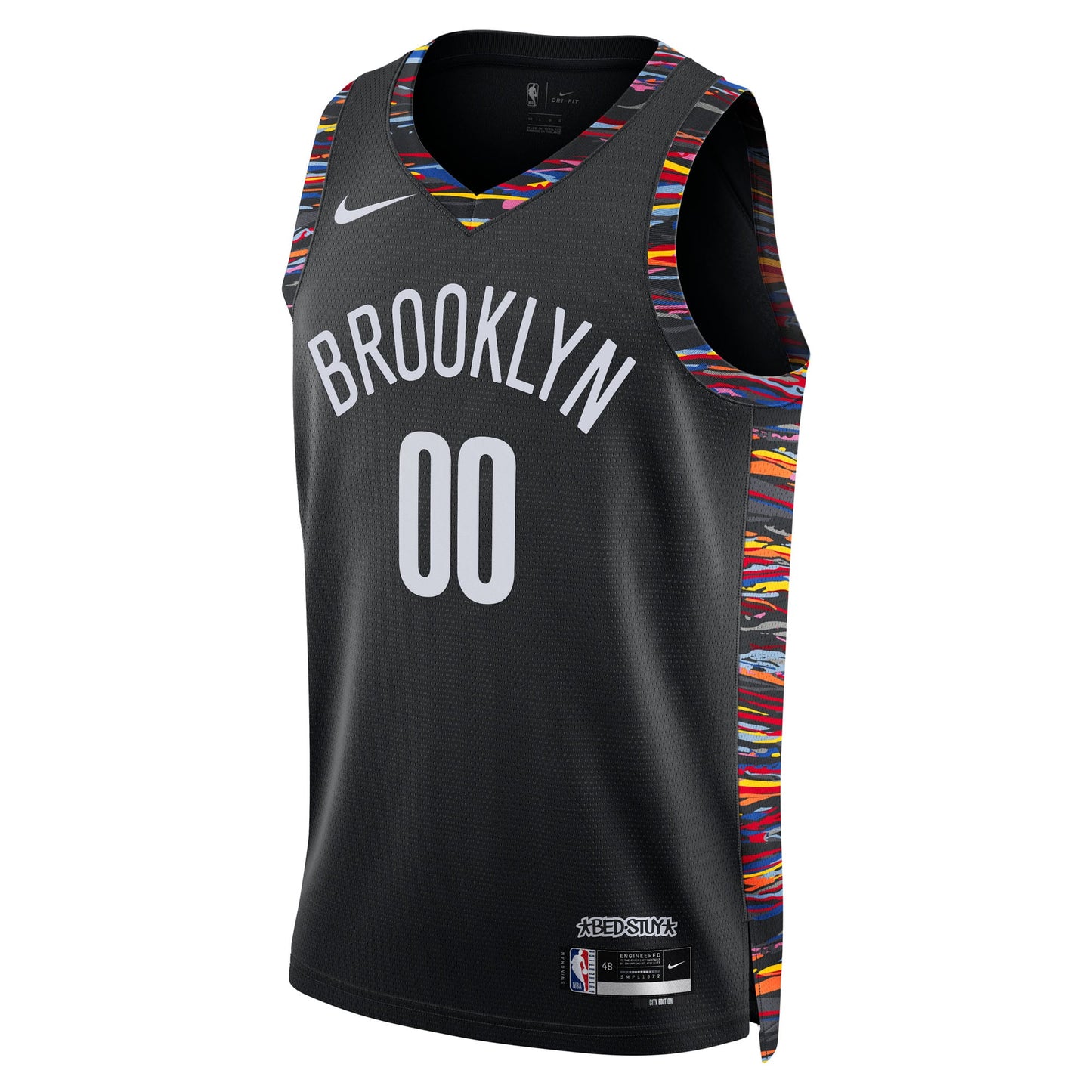 Unisex Brooklyn Nets Nike Black 2025/26 City Edition Swingman Custom Jersey