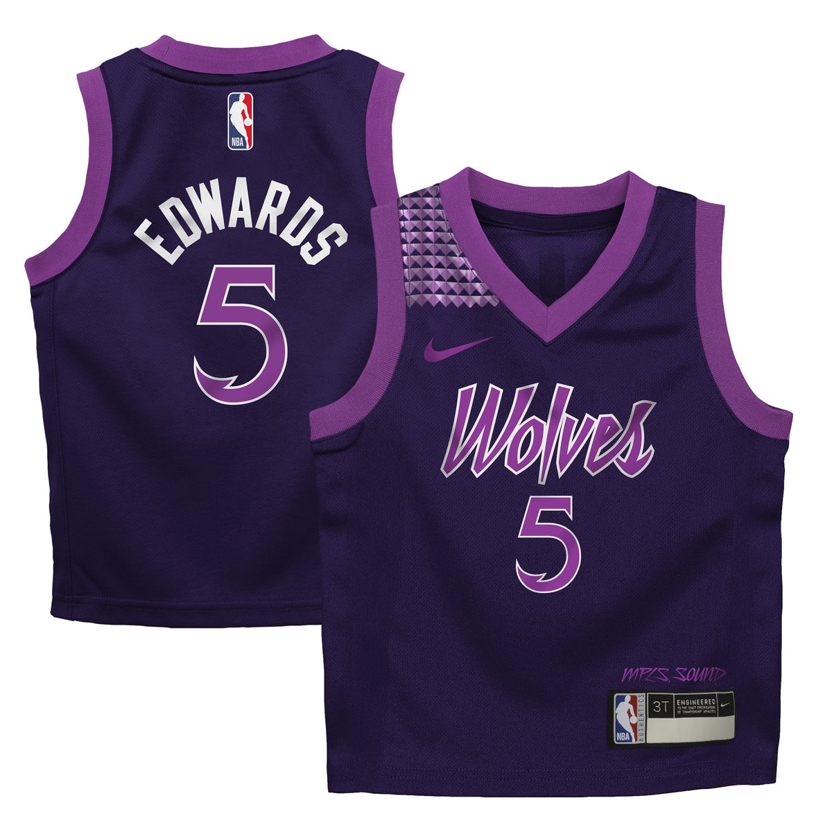 Infant Minnesota Timberwolves Anthony Edwards Nike Purple 2025/26 City Edition Swingman Jersey