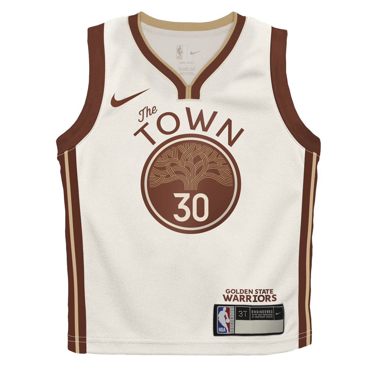 Infant Golden State Warriors Stephen Curry Nike Tan 2025/26 City Edition Swingman Jersey