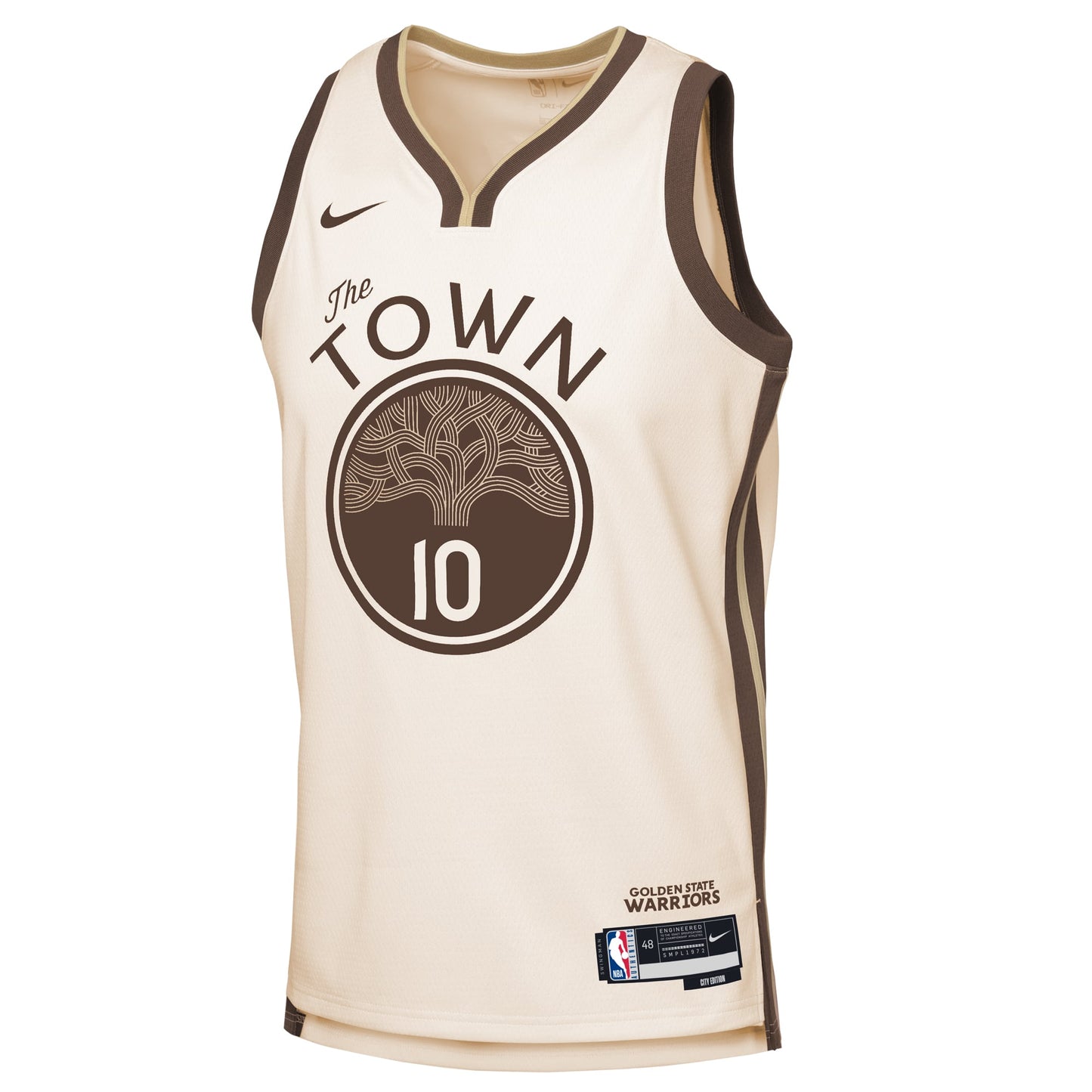 Youth Golden State Warriors Jimmy Butler III Nike Tan 2025/26 City Edition Swingman Jersey